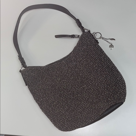 The Sak boho shoulder bag Black Textured one size / preowned adjustable - Picture 1 of 11